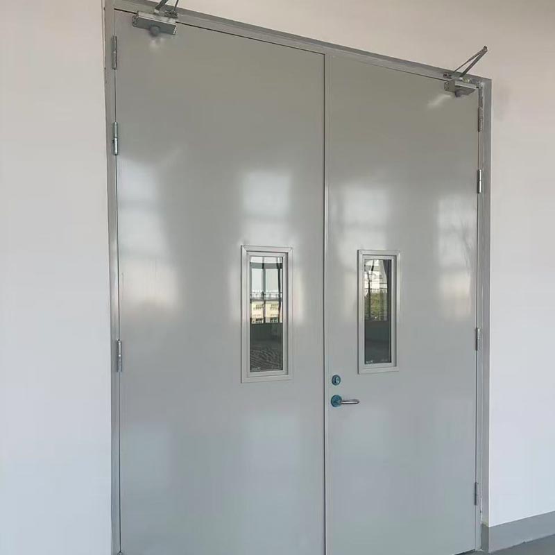 Pintu Kalis Api Keluli Bertebat Tugas Berat untuk Loji Perindustrian